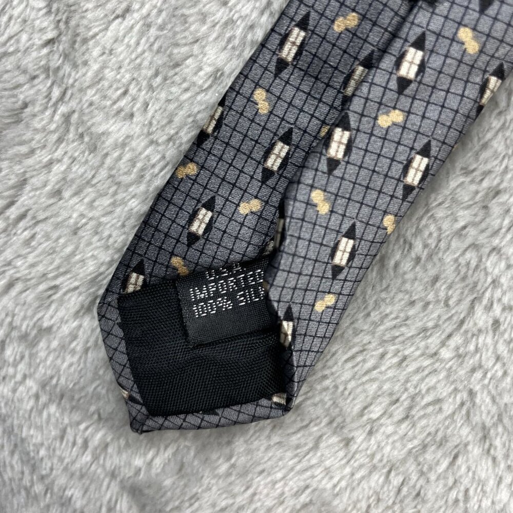 Geoffrey Beene Men's Classic 100% Silk Neck Tie Made in the USA - Picture 6 of 6